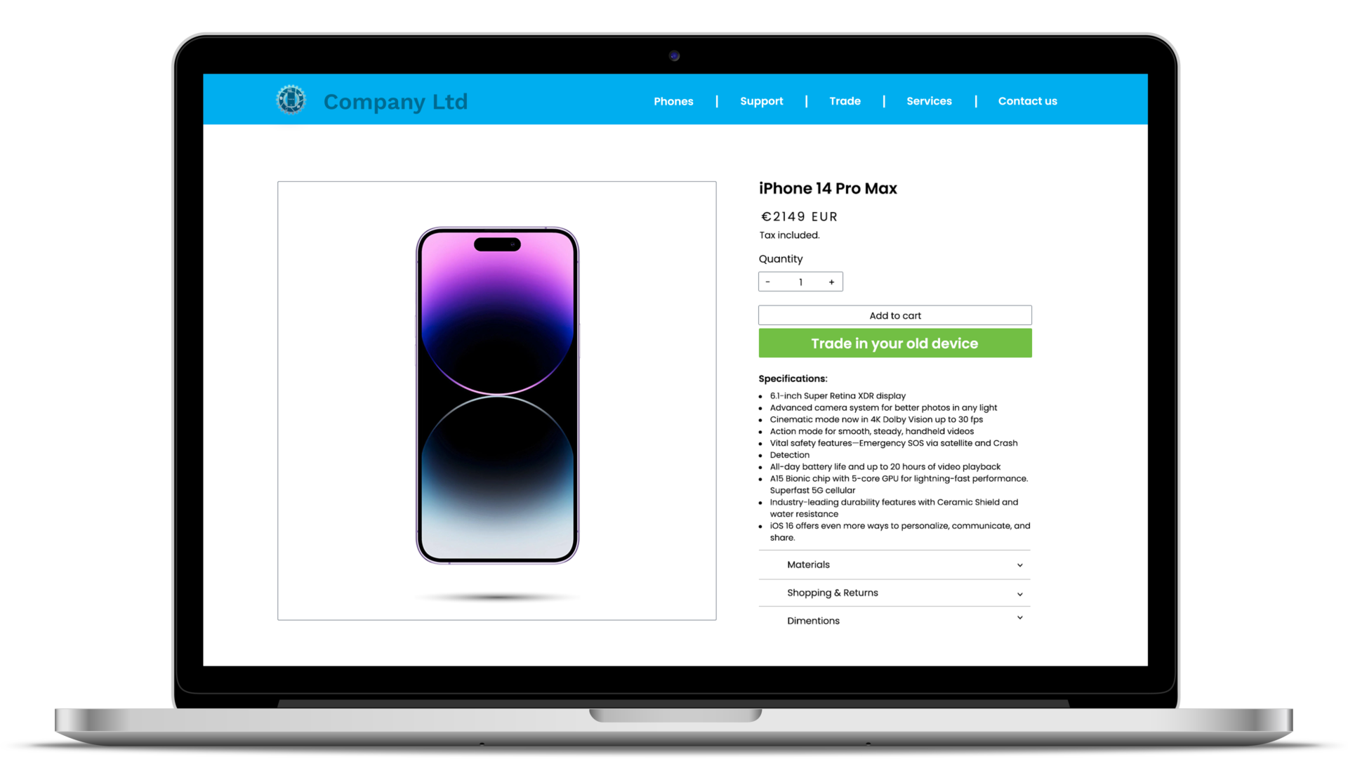 Piceasoft E-Commerce Widget